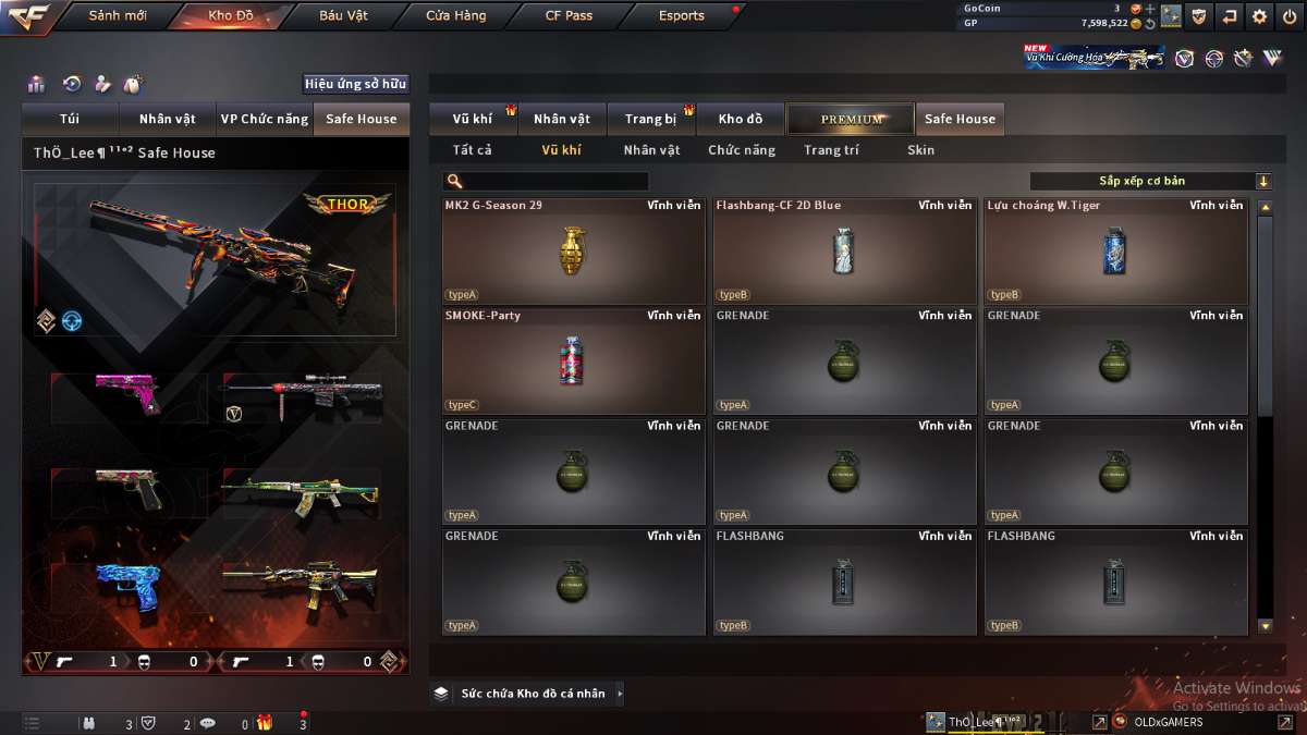 shop acc cf uy tin gia re